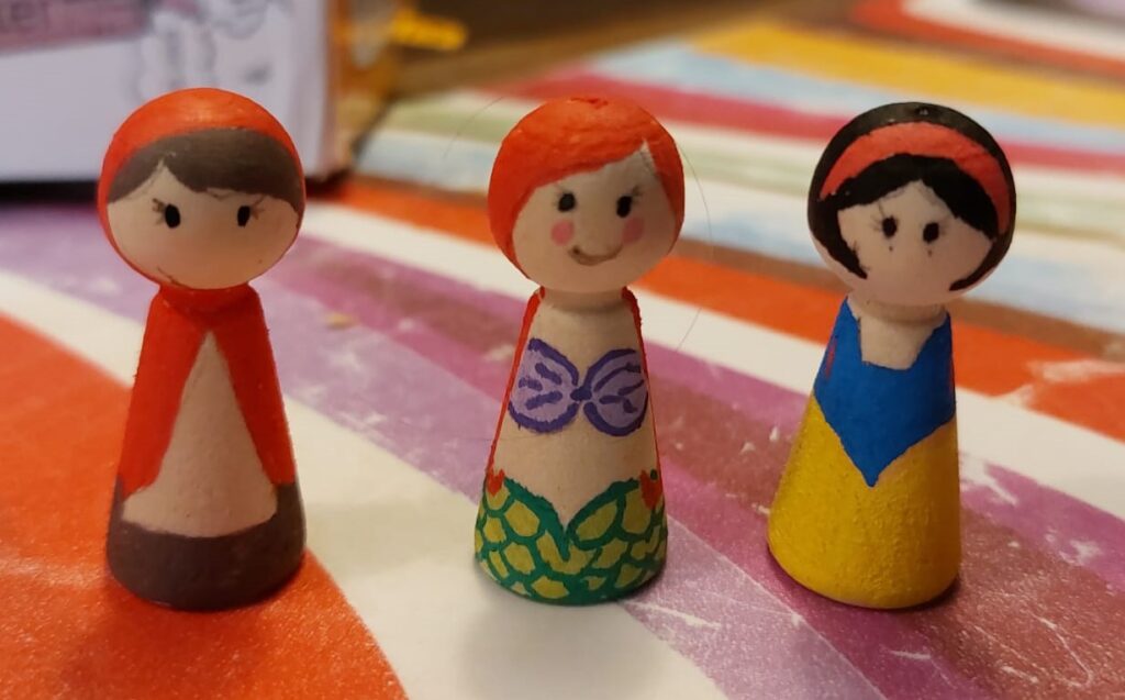 pegdolls tafelopstelling sprookje